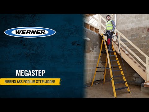 Werner Megastep Large Platform GRP Steps