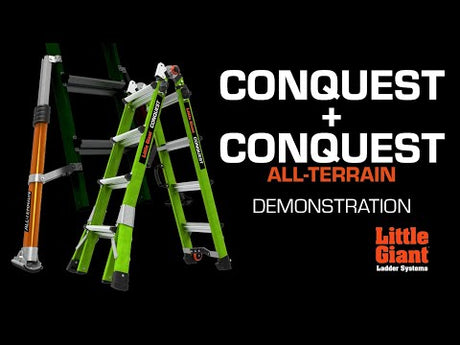 Little Giant Fibreglass All Terrain Conquest 2.0 Combination Ladder