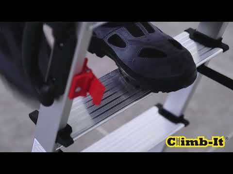 Climb It Professional Step Ladder With Carry Handle - 4 Tread