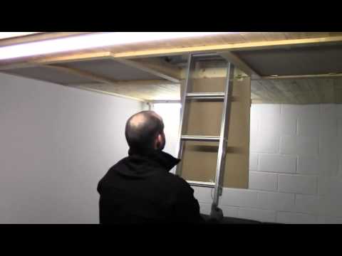Werner Spacemaker Aluminium Loft Ladder - 2 Section