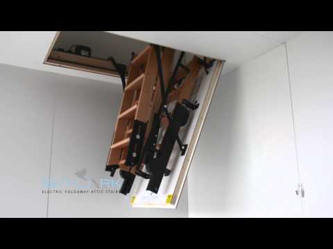 Skylark Electric Foldaway Loft Ladder - 2.6 to 2.9 m