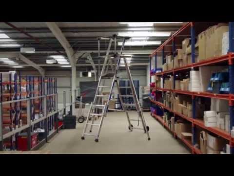 Zarges Sherpascopic Telescopic Work Platform Ladders