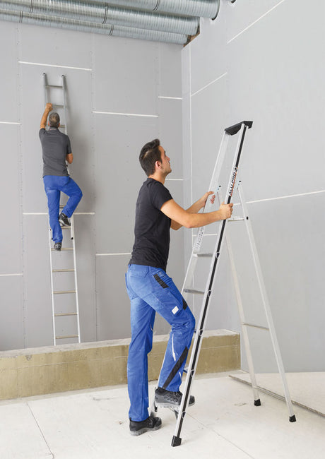 Hymer Aluminium Step Ladder With Tool Tray- 6 Tread