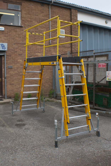 GRP Made To Order Bridging Steps With Exit & Entry Gates
