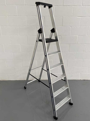 Issima Heavy Duty Platform Step Ladders - 6 Tread