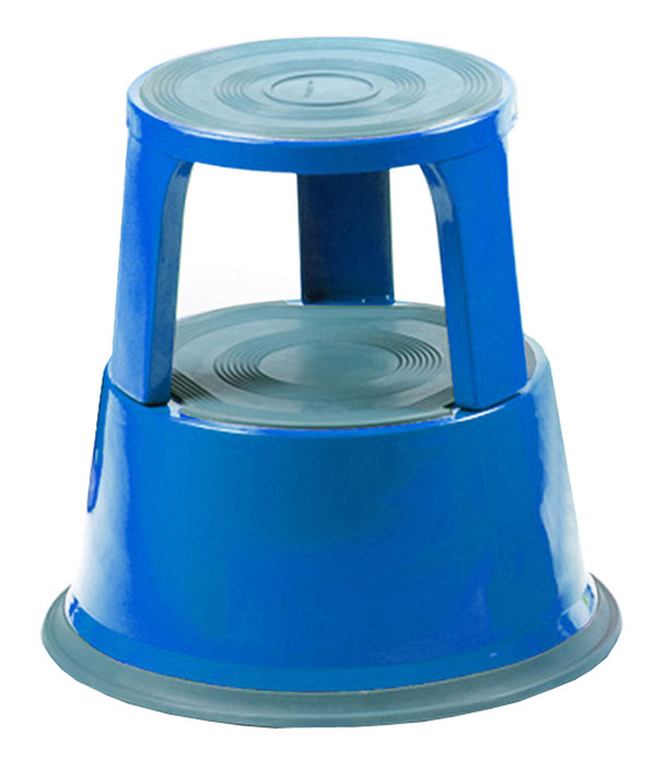 GS Approved Steel Kick Step In Blue | GA009Z – Ladderstore