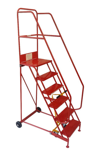 Klime-ezee Knock Down Mobile Step with Double Handrails
