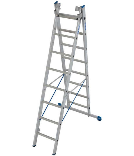 Krause Stabilo Industrial Combination Ladder - Two Section Configuration