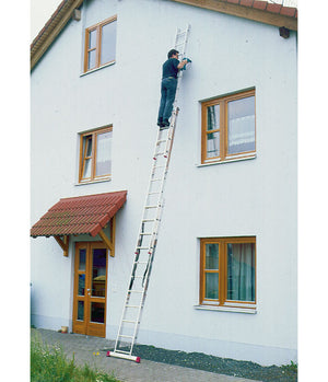 Krause Triple Section Extension Ladder In Use