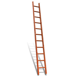 Timber Pole Ladders - 4 m