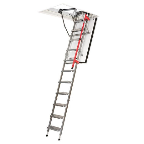 Fakro 280 LMF Fire Resistant Metal Loft Ladder With Hatch