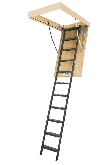 Fakro 280 LMS Powder Coated Metal Loft Ladder With Hatch