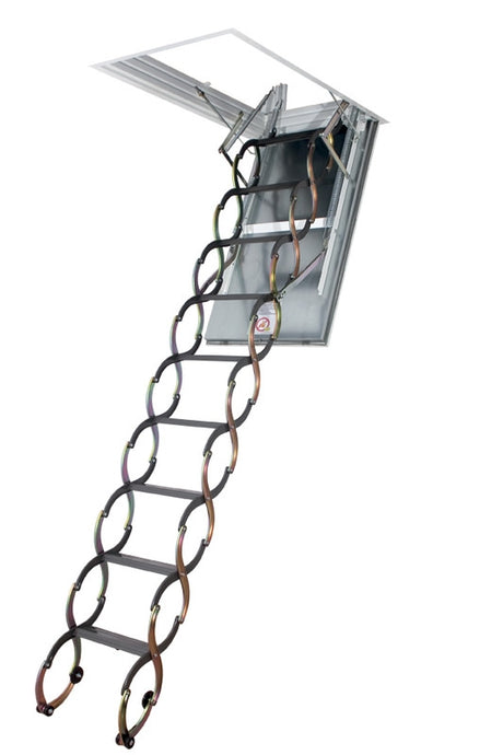 Fakro LSF Fire Resistant Scissor Style Loft Ladder With Hatch