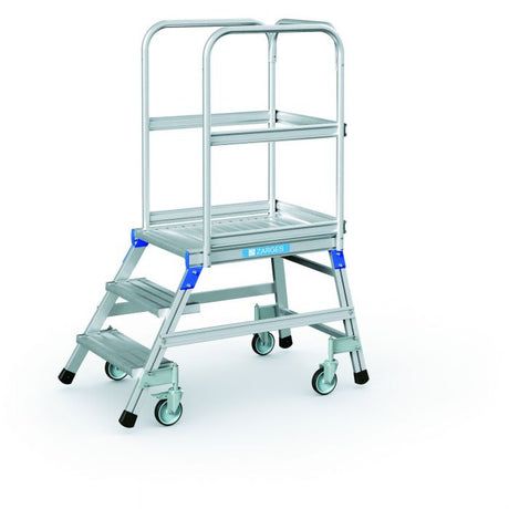 Zarges Z600 Mobile Single-Sided Access Warehouse Step 