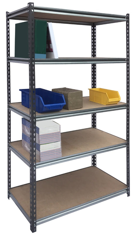 Mammoth Industrial Shelving System With Items