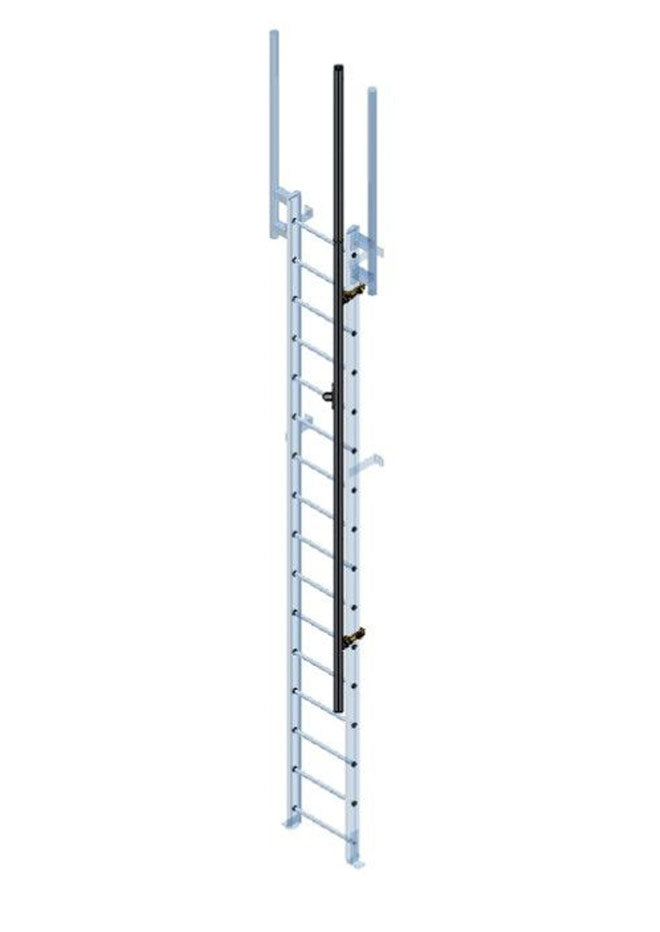 Steel Vertical Access Ladder With Walkthrough & Fall Arrest - 2.0 to 2.8 m