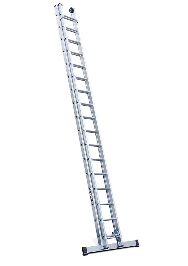 Lyte Double Section Rope Operated Extension Ladder Closed