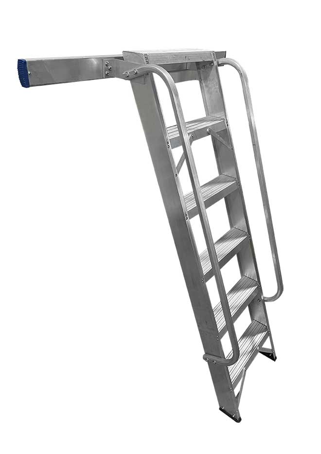 LFI Shelf Ladder Spreader Bar And Handrails