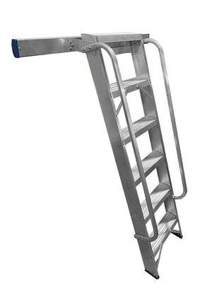 LFI Shelf Ladder With Double Handrails