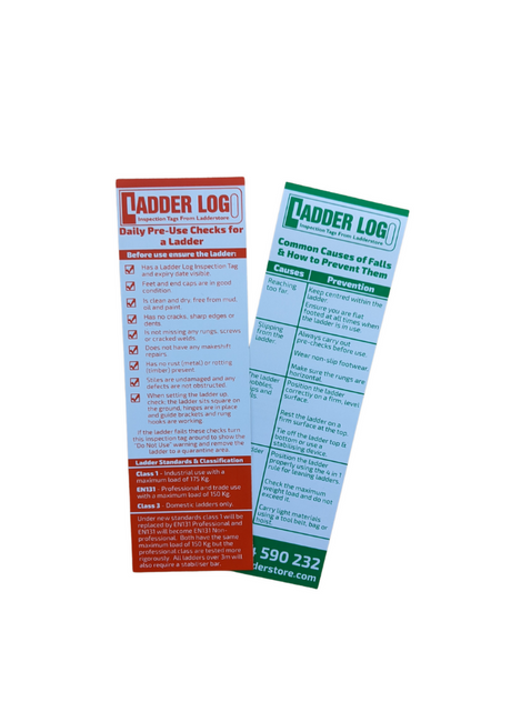 Pre-use ladder log tags
