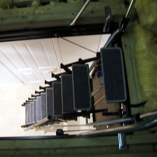 SAF-E Deluxe Electric Concertina Loft Ladder - 3.25m