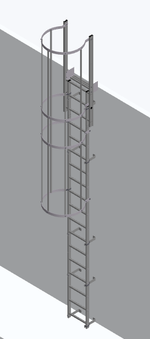 Hymer Fixed Vertical Ladders With Optional Walkthrough, Hoops & Crossover - Up to 9.24 m