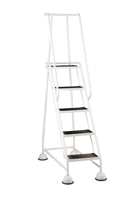 Steptek Classic Warehouse Steps - 5 Tread White