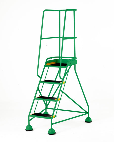 Steptek BS Approved Classic Warehouse Step - 4 Tread In Green