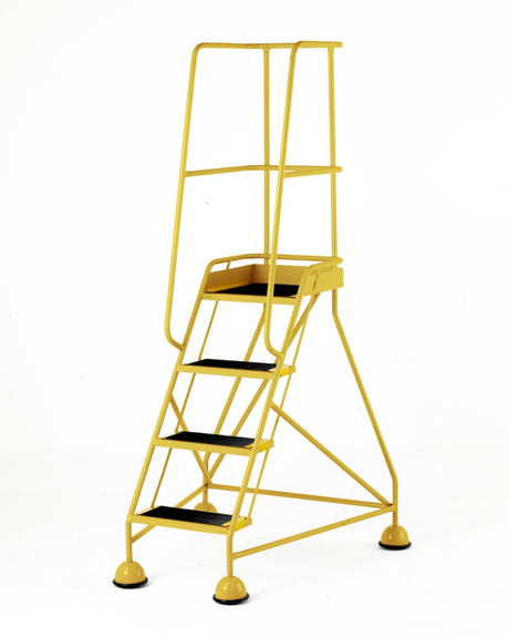 Steptek BS Approved Classic Warehouse Step - 4 Tread In Yellow