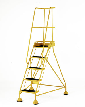 Steptek BS Approved Classic Warehouse Steps - 5 Tread In Yellow