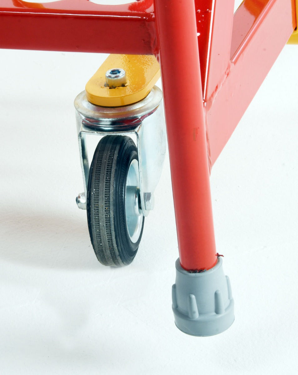 Redhill Quality Red Warehouse Step Castors