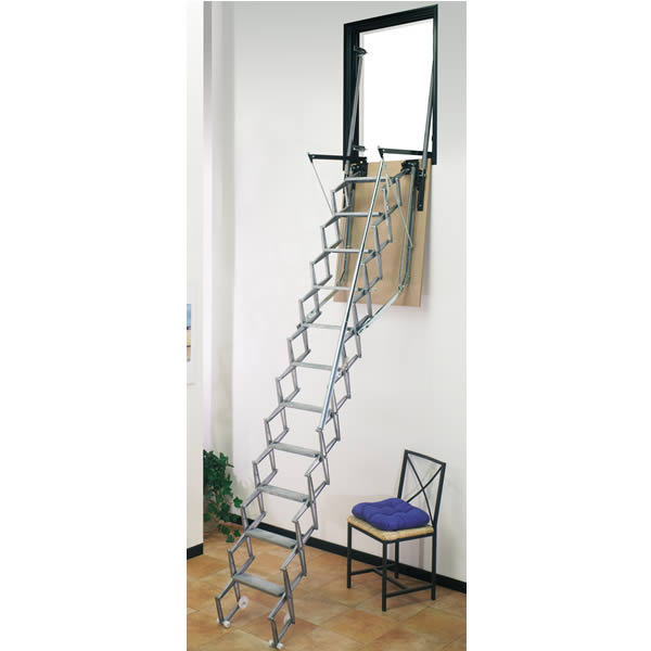 SAF Wall Opening Concertina Access Ladder - 2.75m