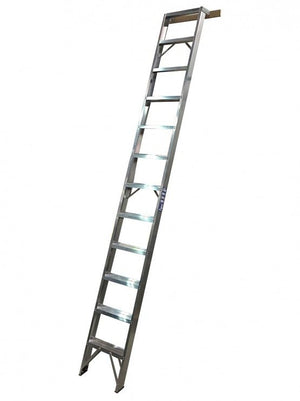 Aluminium Shelf Ladders With Spreader Bar - 7 Tread