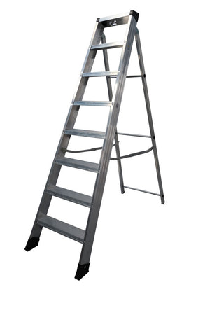 Murdoch Aluminium Swingback Step Ladders - 8 tread