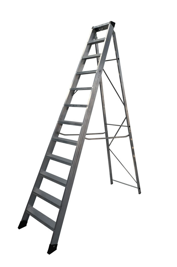 Murdoch Aluminium Swingback Step Ladders - 10 tread