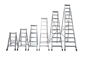 Murdoch Aluminium Swingback Step Ladders - all ladder heights