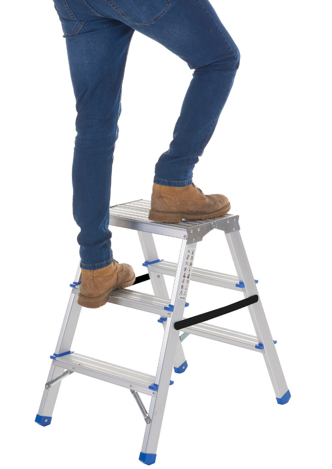 Image showing someone stool on a GPC  - handy step stool 3 tread 