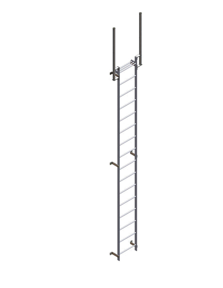 Steel-Fixed-Vertical-Access-Ladder-With-Walkthrough