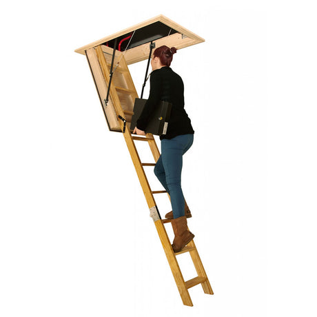 Stira Electric Timber Loft Ladders