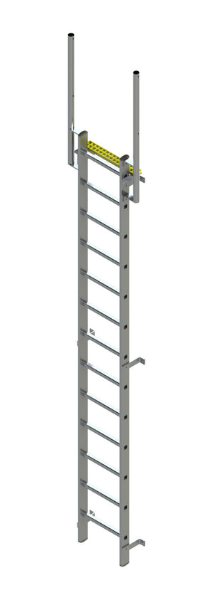 Fixed Vertical Ladder with Walkthrough 4.4 - 5.2 m