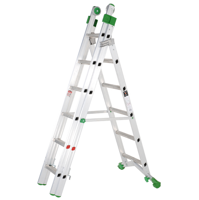 TB Davies Industrial Combination Ladder - 8+9+9 Rungs