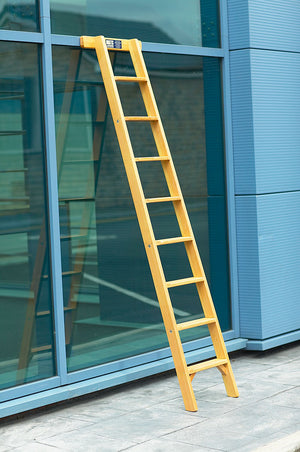 Timber Shelf Ladder - 3.47 m