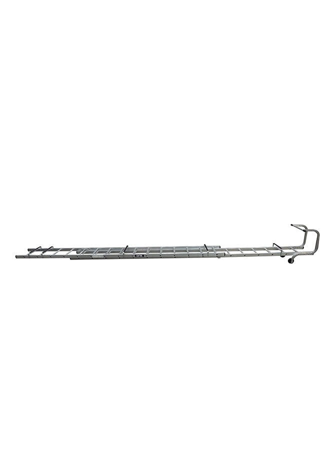 Lyte TRL245 2 Section Trade Roof Ladder Open