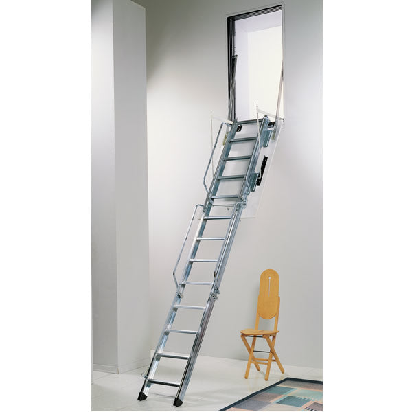 Wall Opening Folding Galvanised Steel Access Ladders