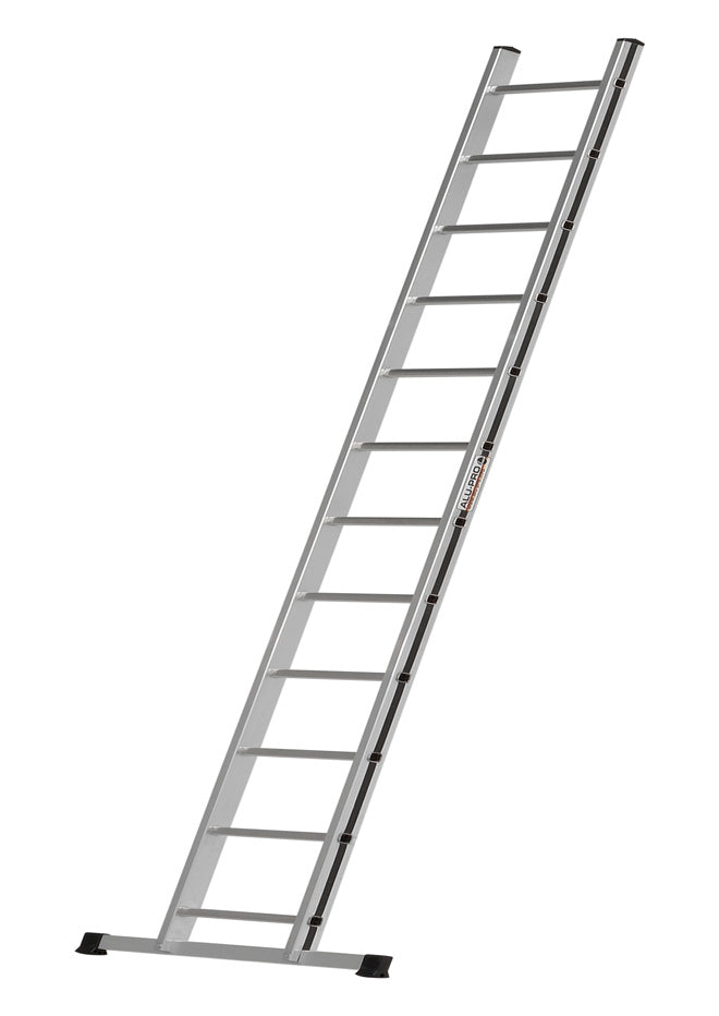 Hymer Aluminium Ladder Leaning Against A Truck