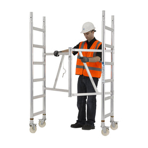 Zarges Reachmaster 3T Mobile Scaffold Tower with Stabilisers - Platform Height 5.8 m