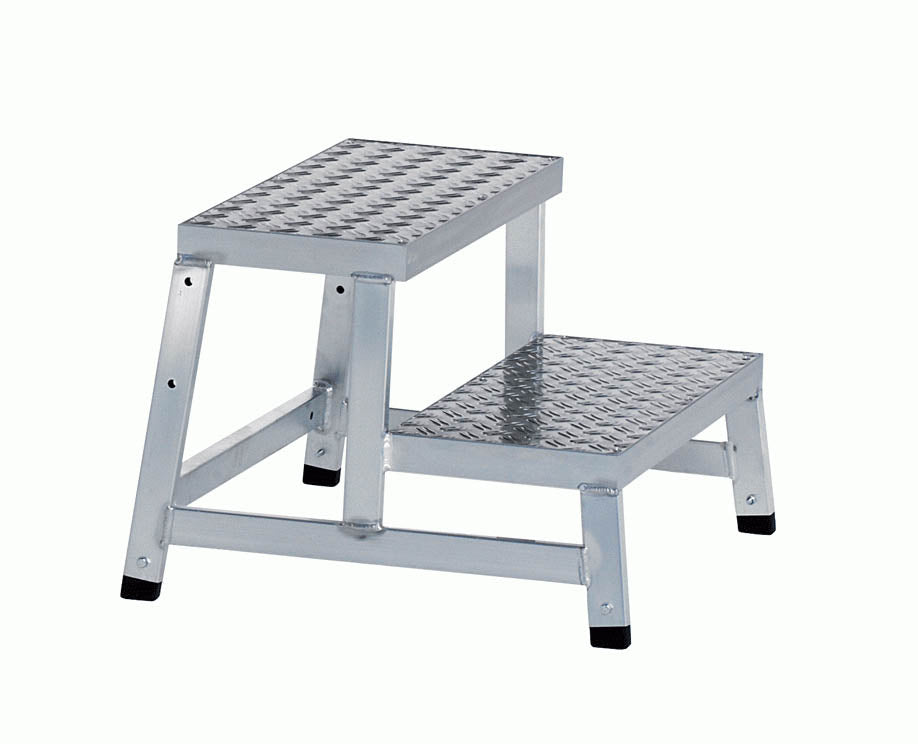 Zarges Aluminium Modular Work Platform Steps 2 Tread | 40260 – Ladderstore