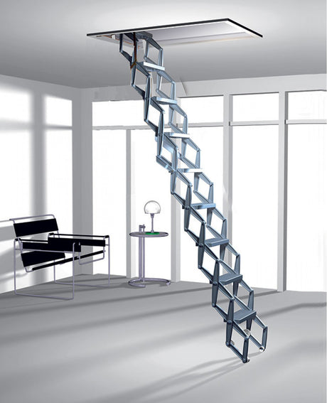 Zig Zag Heavy Duty Concertina Ladder - 3.0 to 3.3 m